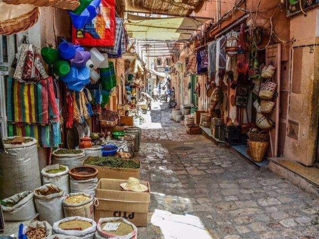 Étals du marché traditionnel de Ghardaïa